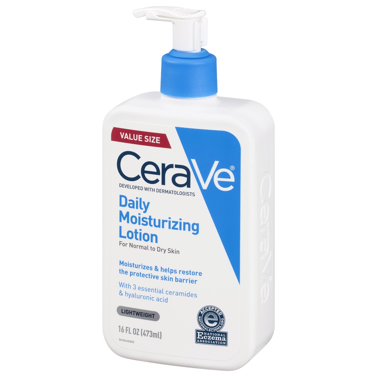 slide 6 of 9, CeraVe Value Size Lightweight Daily Moisturizing Lotion Value Size. 16 fl oz, 16 fl oz