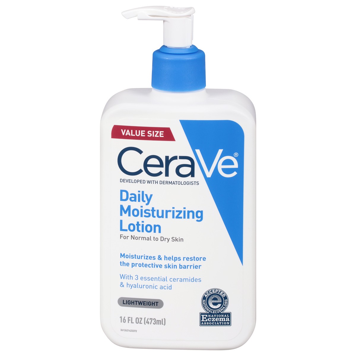 slide 1 of 9, CeraVe Value Size Lightweight Daily Moisturizing Lotion Value Size. 16 fl oz, 16 fl oz