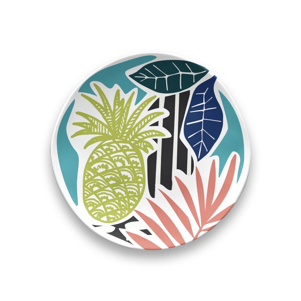 slide 1 of 1, Hd Designs Outdoors Pineapple Appetizer Plate, 6.8 in