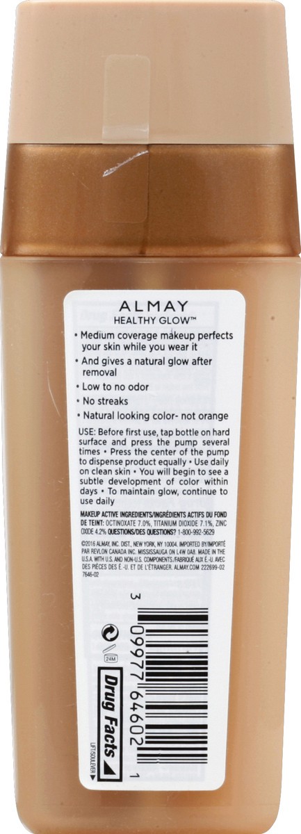 slide 6 of 6, Almay Healthy Glow Makeup & Self Tan - 200 Light/Medium, 1 oz