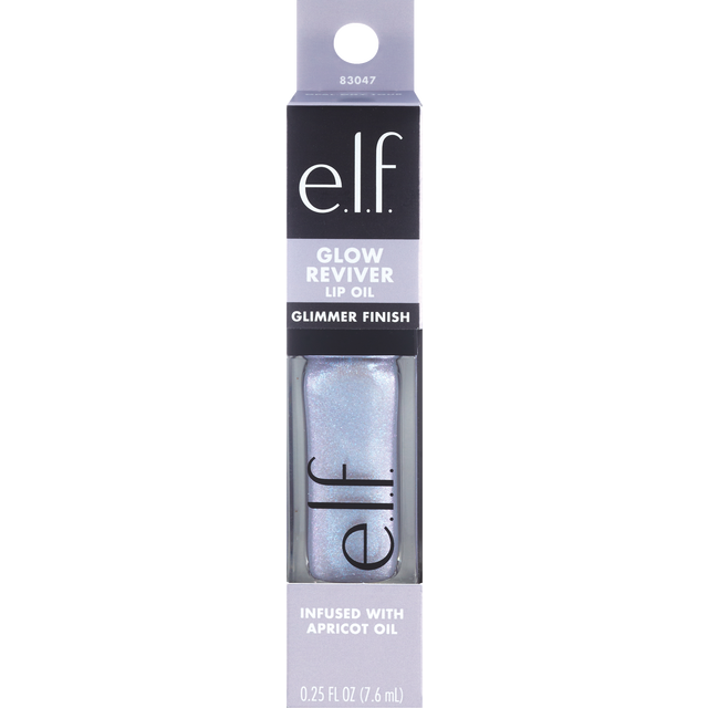 slide 1 of 1, E.L.F. Glow Reviver Lip Oil, Coral Fixation, 0.25 oz