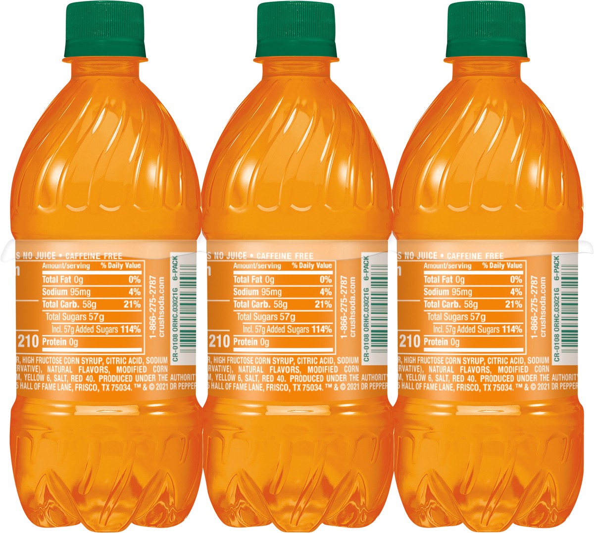 slide 6 of 7, Crush Soda Orange- 96 fl oz, 96 fl oz