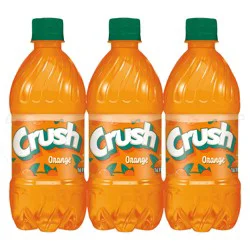 Crush Orange Soda, 16 fl oz bottles, 6 pack