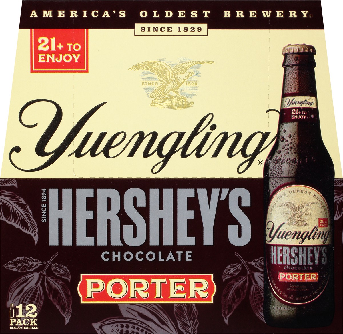 slide 2 of 12, Yuengling Hershey's Chocolate Porter Beer 12 - 12 fl oz Bottles, 12 ct; 12 oz