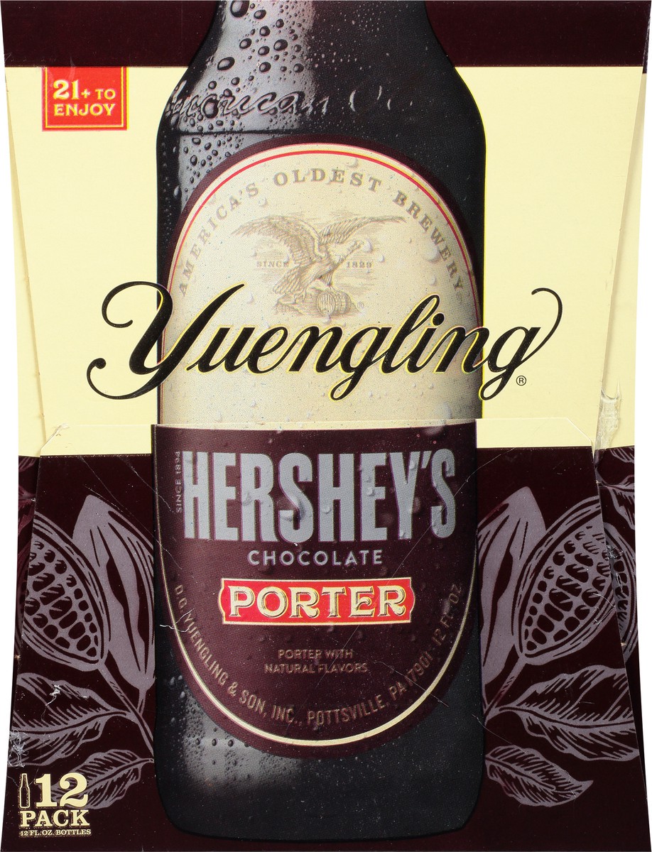 slide 3 of 12, Yuengling Hershey's Chocolate Porter Beer 12 - 12 fl oz Bottles, 12 ct; 12 oz