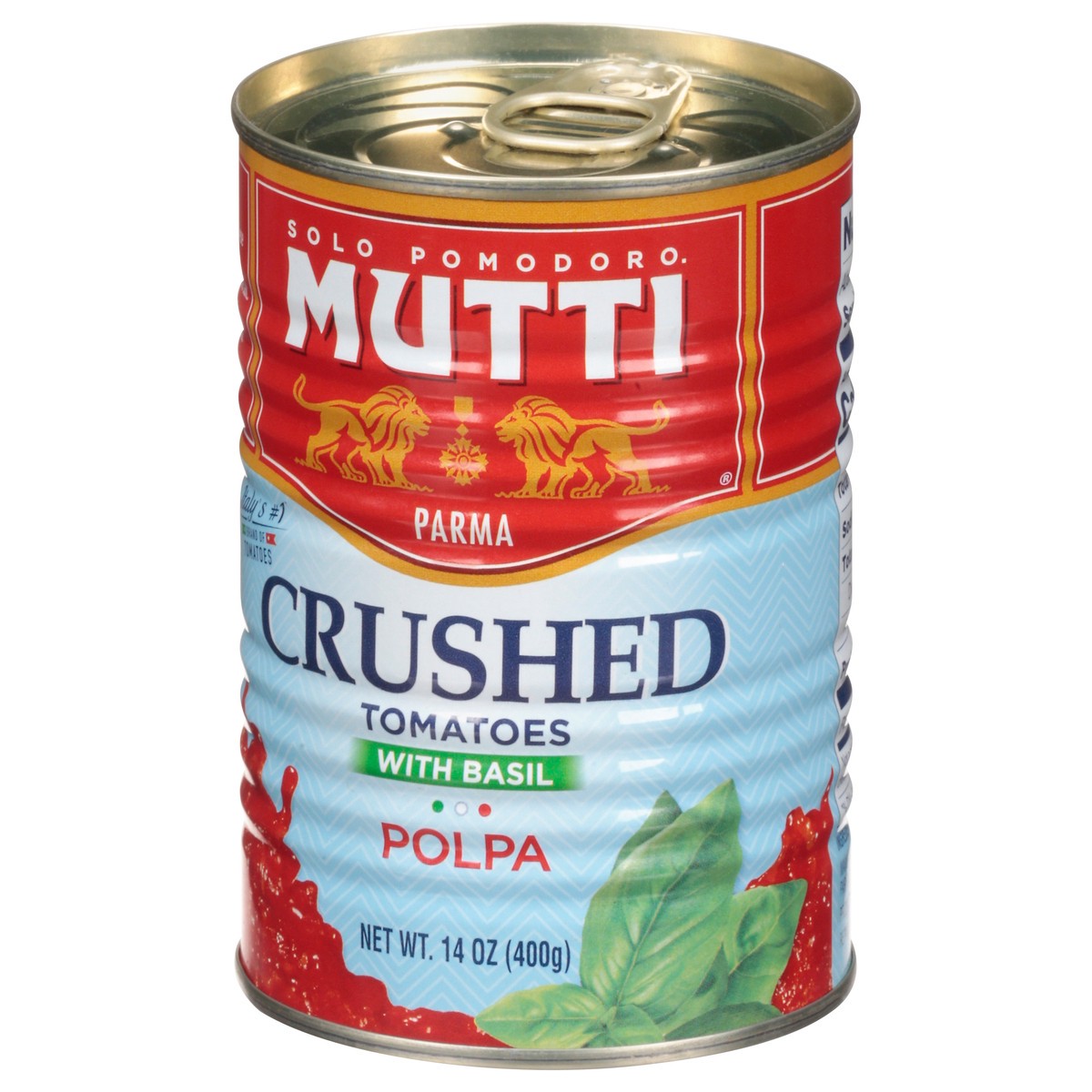 slide 4 of 14, Mutti Crushed with Basil Polpa Tomatoes 14 oz, 14 oz