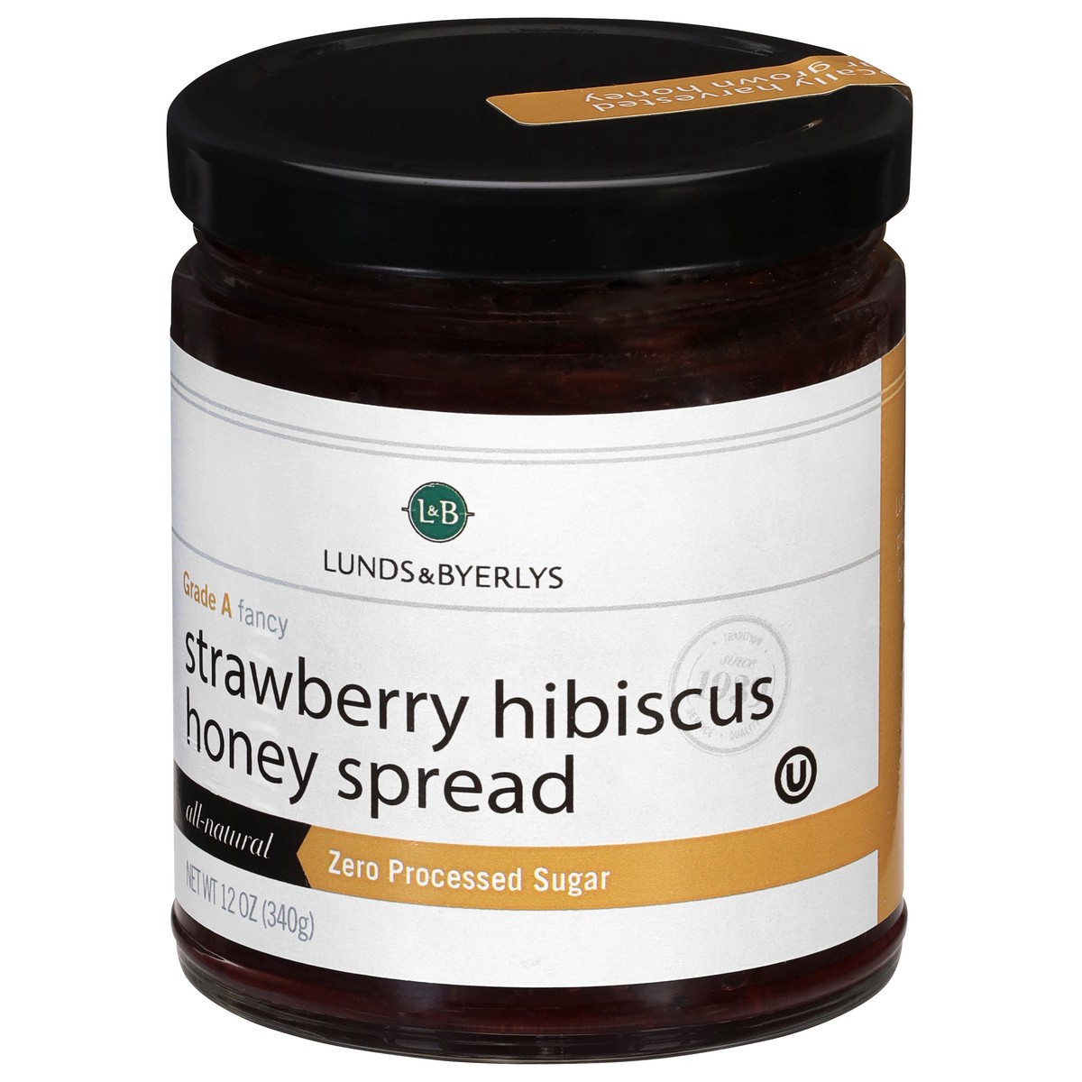 slide 3 of 4, Lunds & Byerlys Strawberry Hibiscus Honey Spread 12 oz, 12 oz