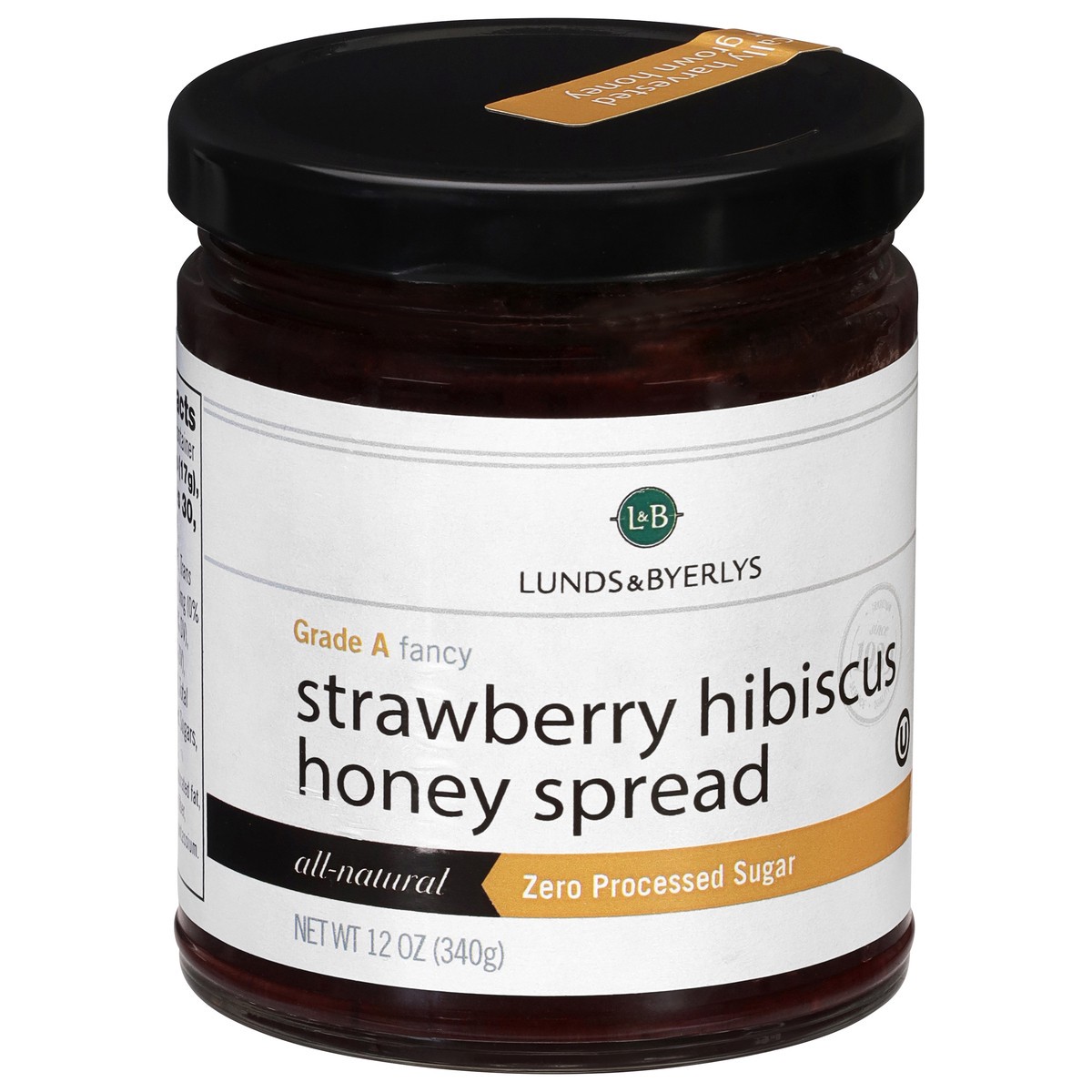 slide 4 of 4, Lunds & Byerlys Strawberry Hibiscus Honey Spread 12 oz, 12 oz