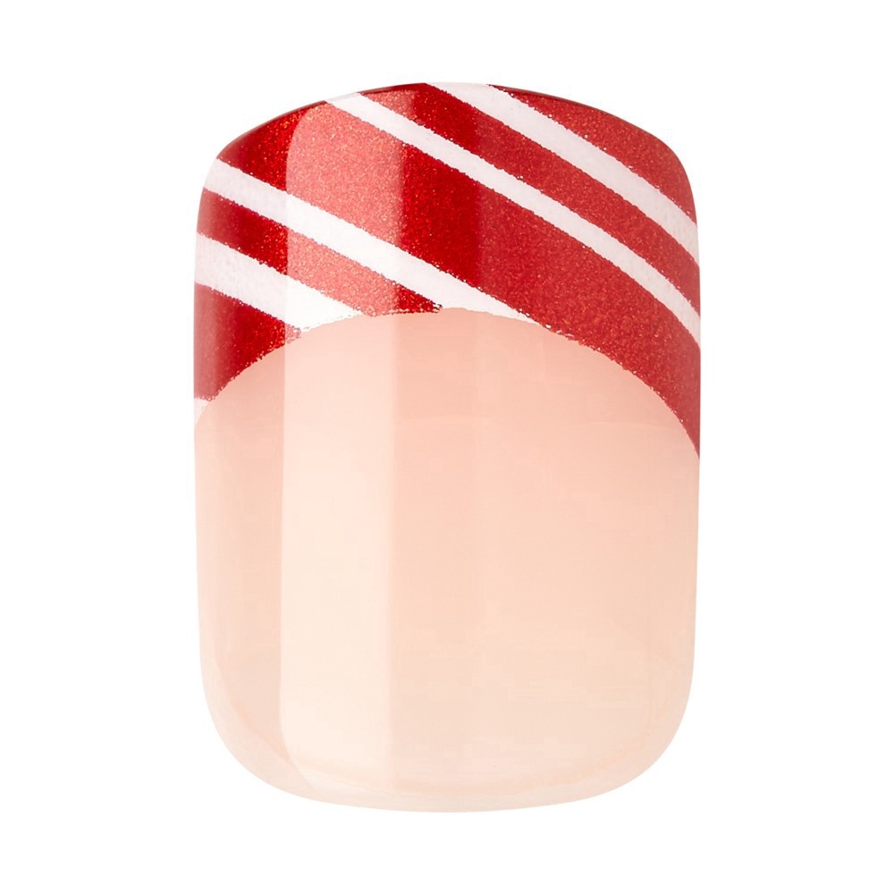 slide 4 of 8, imPRESS Press-On Manicure Fake Nails - Oh Deer - 33ct, 33 ct