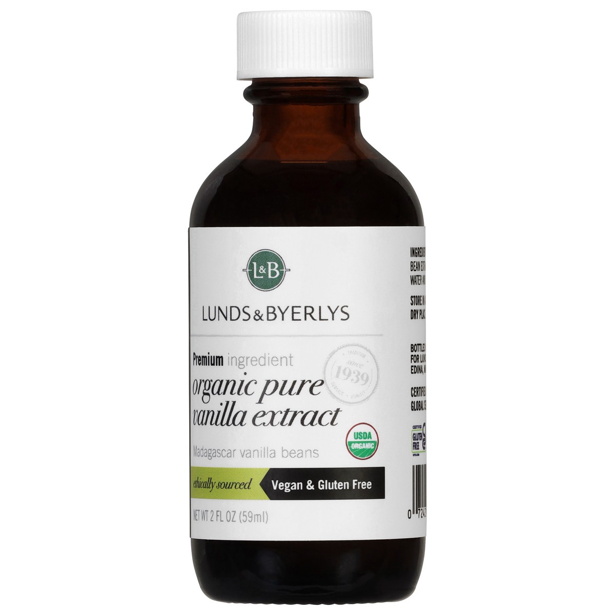 slide 4 of 4, Lunds & Byerlys Organic Pure Vanilla Extract 2 fl oz, 2 fl oz