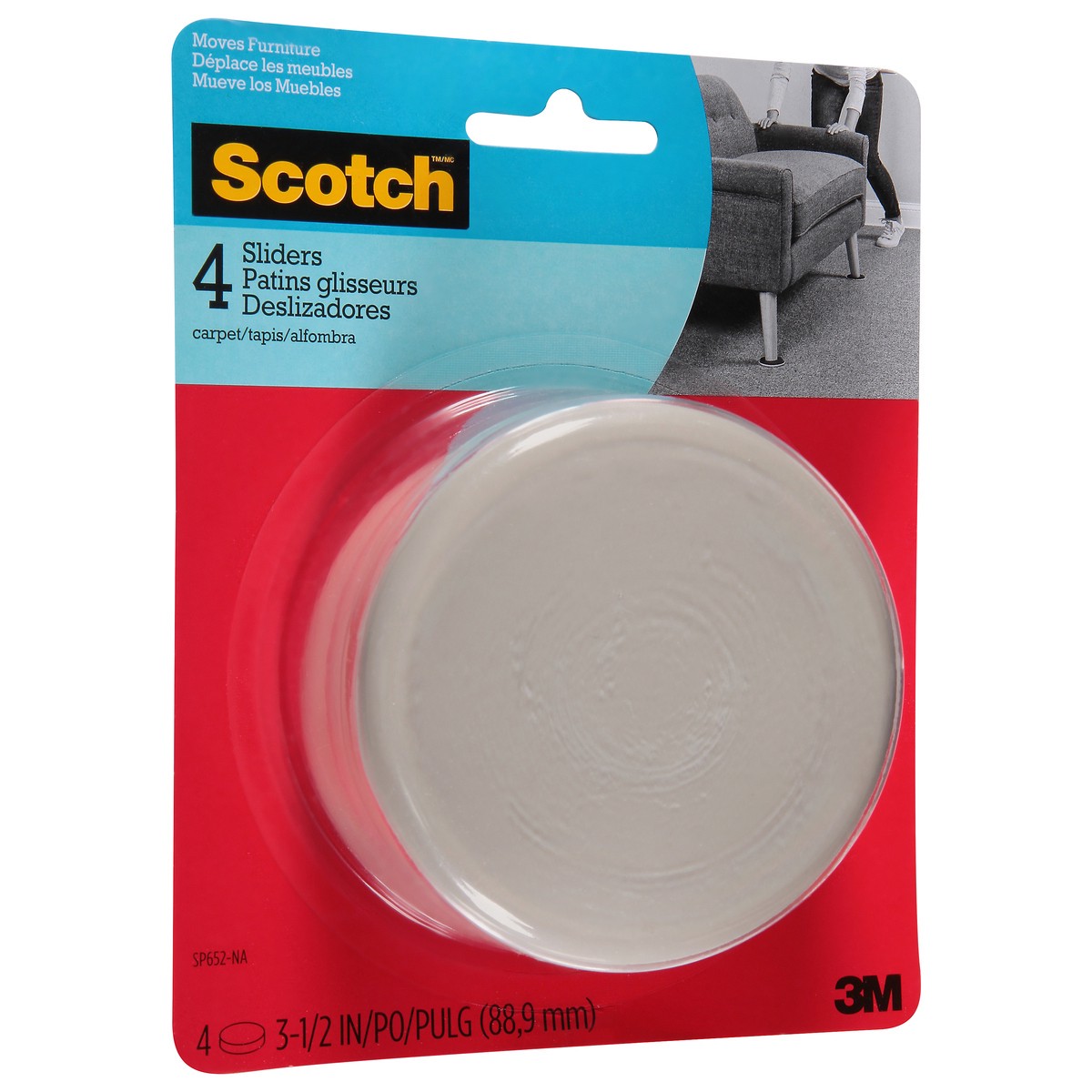 slide 8 of 9, Scotch Reusable Hard Sliders 4 ea, 4 ct