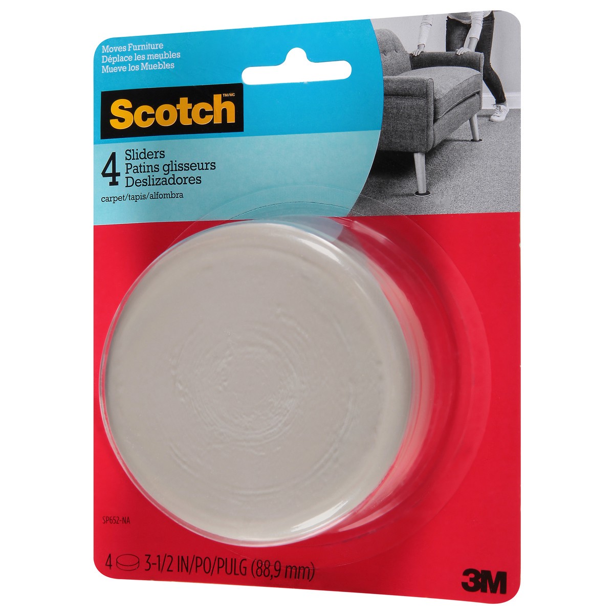 slide 5 of 9, Scotch Reusable Hard Sliders 4 ea, 4 ct