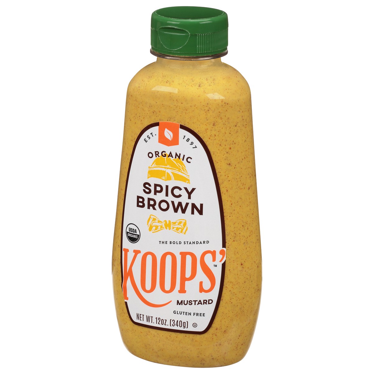 slide 10 of 13, Koops' Organic Spicy Brown Mustard 12 oz, 12 oz