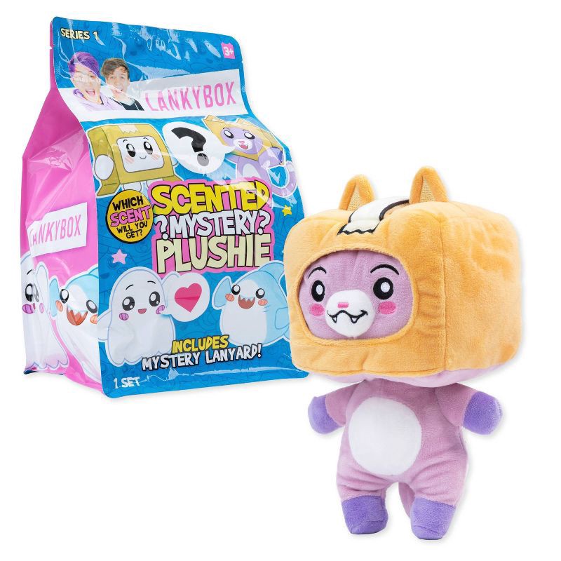 slide 4 of 8, LankyBox Giant Mystery 11" Plush, 11 in