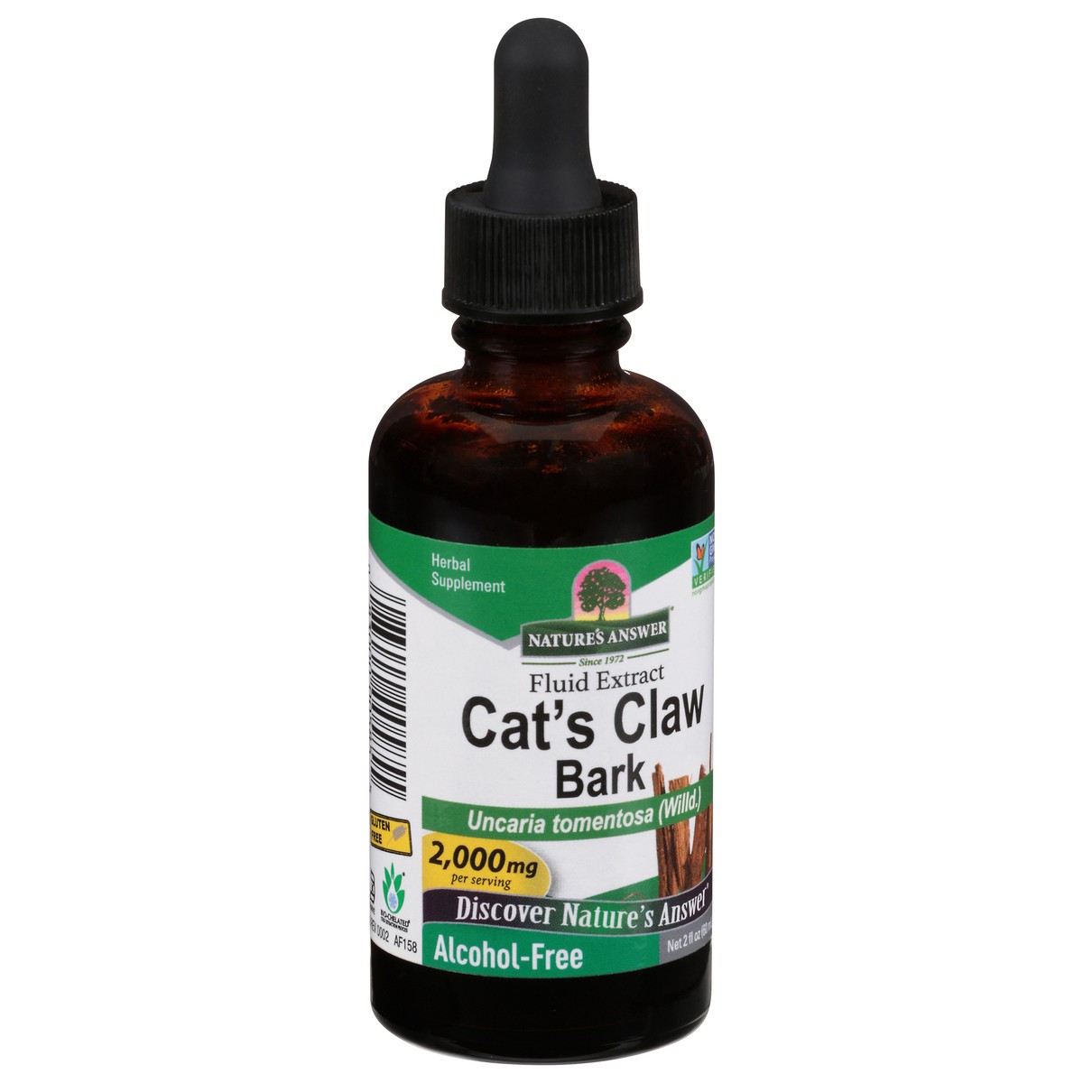 slide 13 of 13, Nature's Answer Cat's Claw Bark Fluid Extract 2 fl oz, 2 fl oz