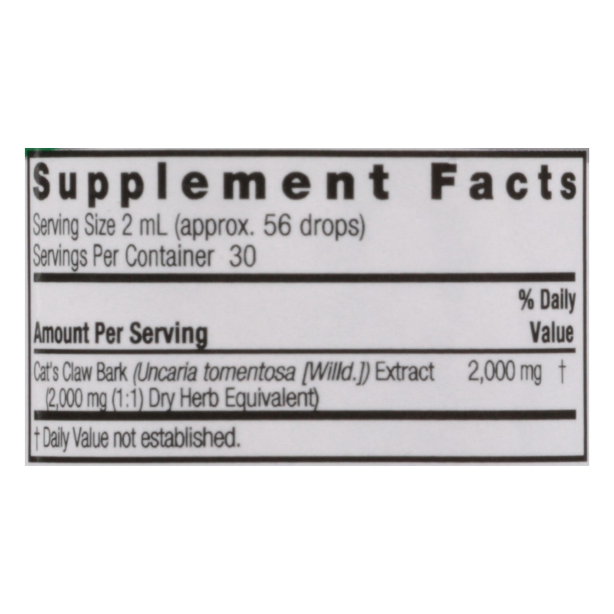 slide 6 of 13, Nature's Answer Cat's Claw Bark Fluid Extract 2 fl oz, 2 fl oz