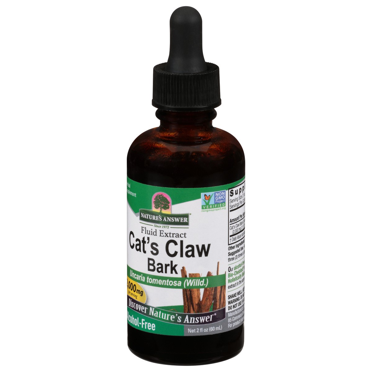 slide 11 of 13, Nature's Answer Cat's Claw Bark Fluid Extract 2 fl oz, 2 fl oz