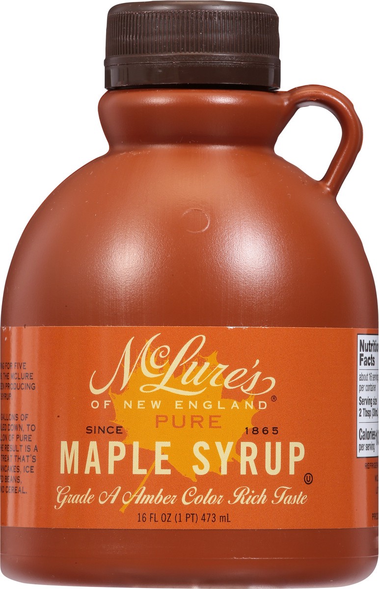 slide 8 of 13, McLure's Pure Maple Syrup 16 fl oz, 16 fl oz