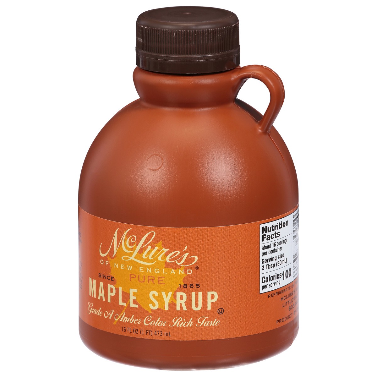 slide 6 of 13, McLure's Pure Maple Syrup 16 fl oz, 16 fl oz