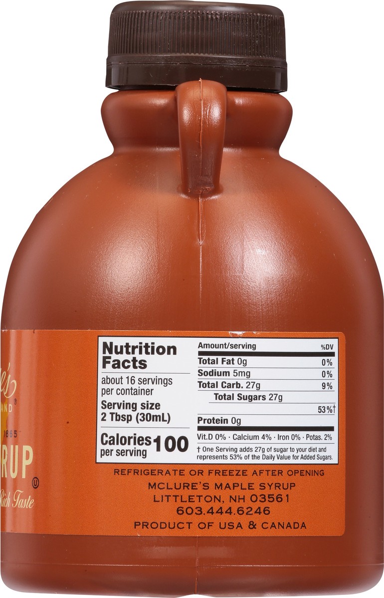 slide 10 of 13, McLure's Pure Maple Syrup 16 fl oz, 16 fl oz