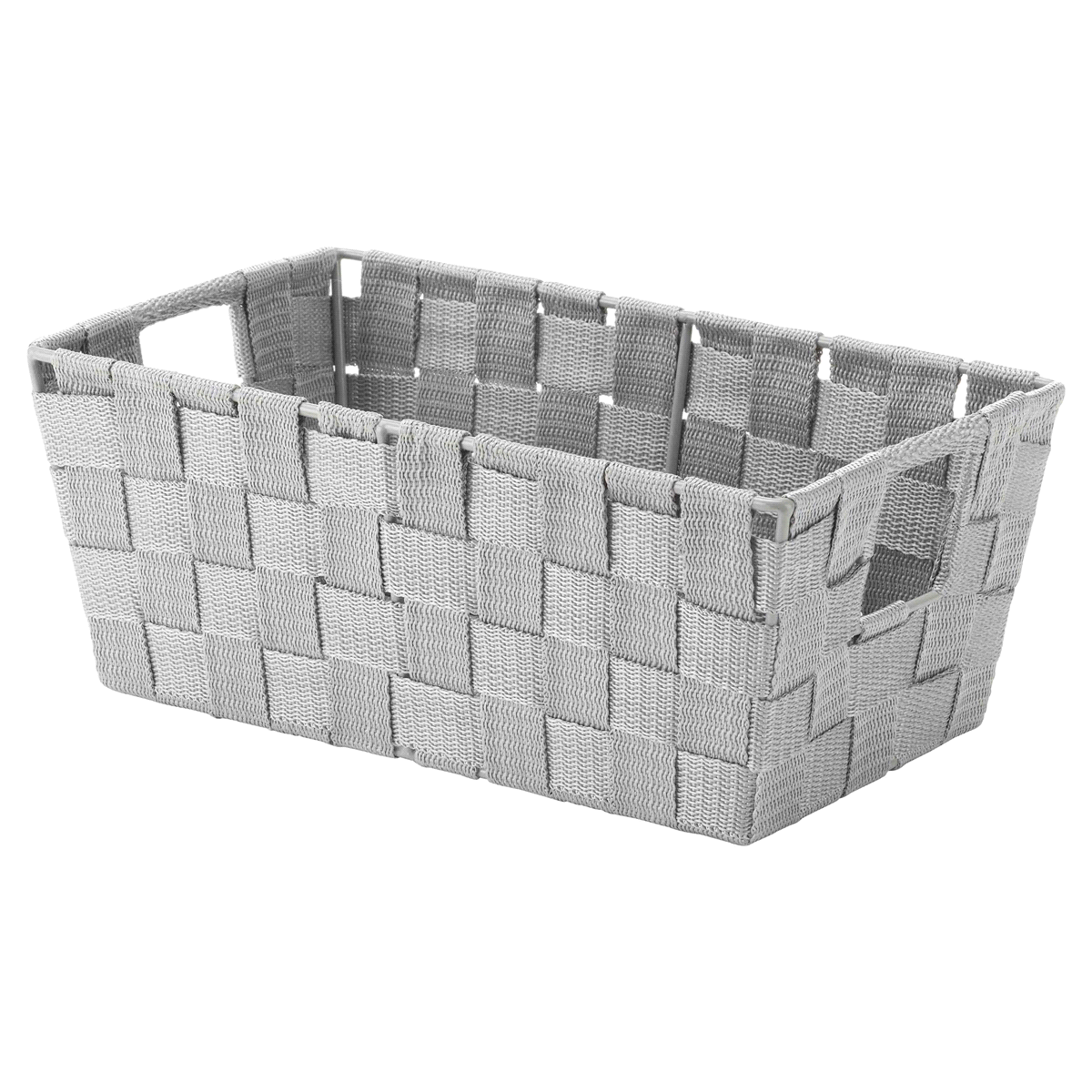 slide 1 of 1, Whitmor Woven Strap Small Shelf Basket - Alloy, 1 ct