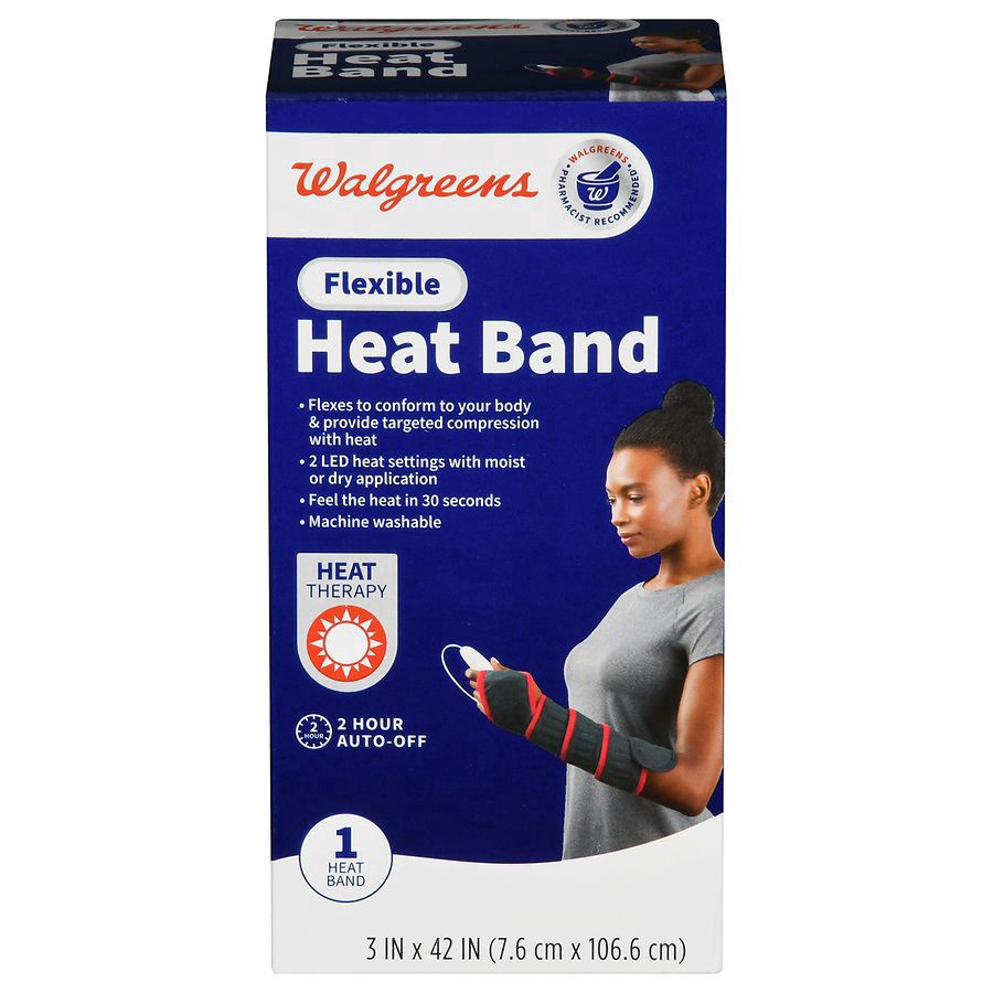 slide 1 of 5, Walgreens Flexible Heat Band, 1 ct