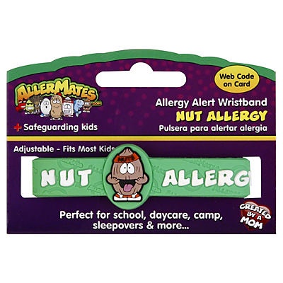 slide 1 of 1, AllerMates Nut Allergy Allergy Alert Wristband, 1 ct