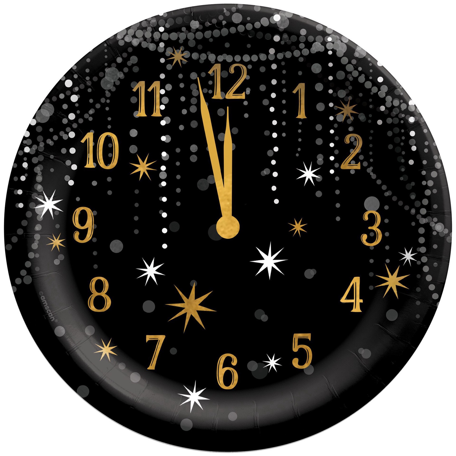 slide 1 of 1, PARTY IMPRESSIONS 6.75In Per Plate Midnight Hour, 1 ct