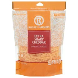 Rouses Markets Extra Sharp Cheddar Shredded Cheese 8 oz