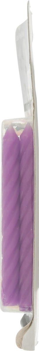 slide 3 of 11, Creative Converting Rainbow Spiral Candles, 24 ct