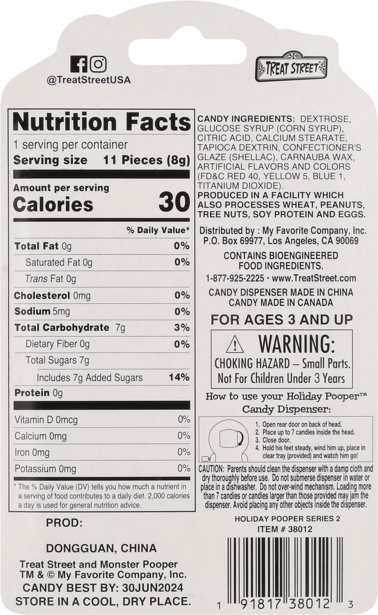 slide 12 of 14, Treat Street 3+ Years Holiday Pooper 0.28 oz, 0.28 oz