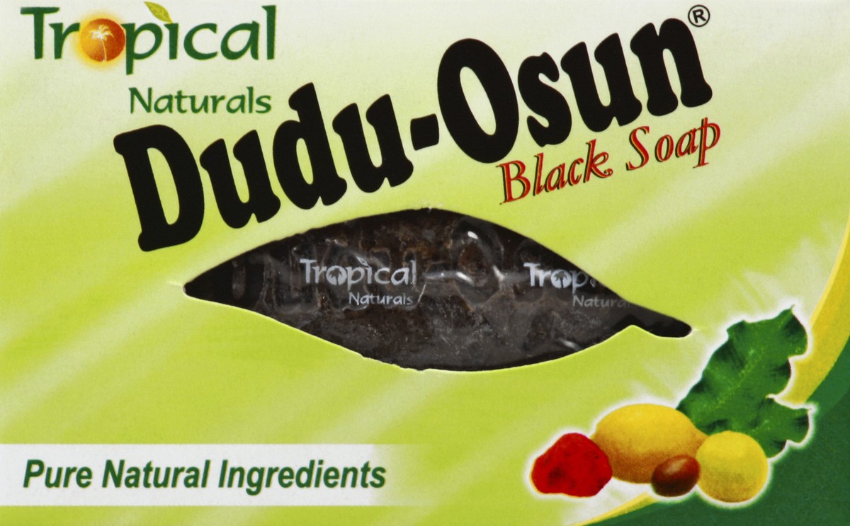 slide 8 of 12, Tropical Naturals Black Soap 150 gr, 150 g