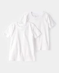 Carter's Boys 2-Pack Cotton Undershirts White 4-5