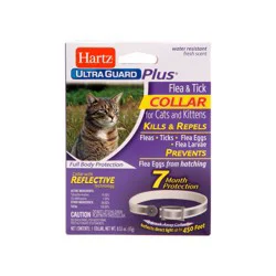 Hartz UltraGuard Plus Flea & Tick Collar with Reflect-X Shield for Cats and Kittens