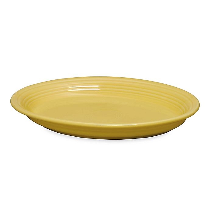 slide 1 of 2, Fiesta Oval Platter - Sunflower, 13.6 in