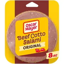 Oscar Mayer Beef Cotto Salami Sliced Lunch Meat, 8 oz. Pack