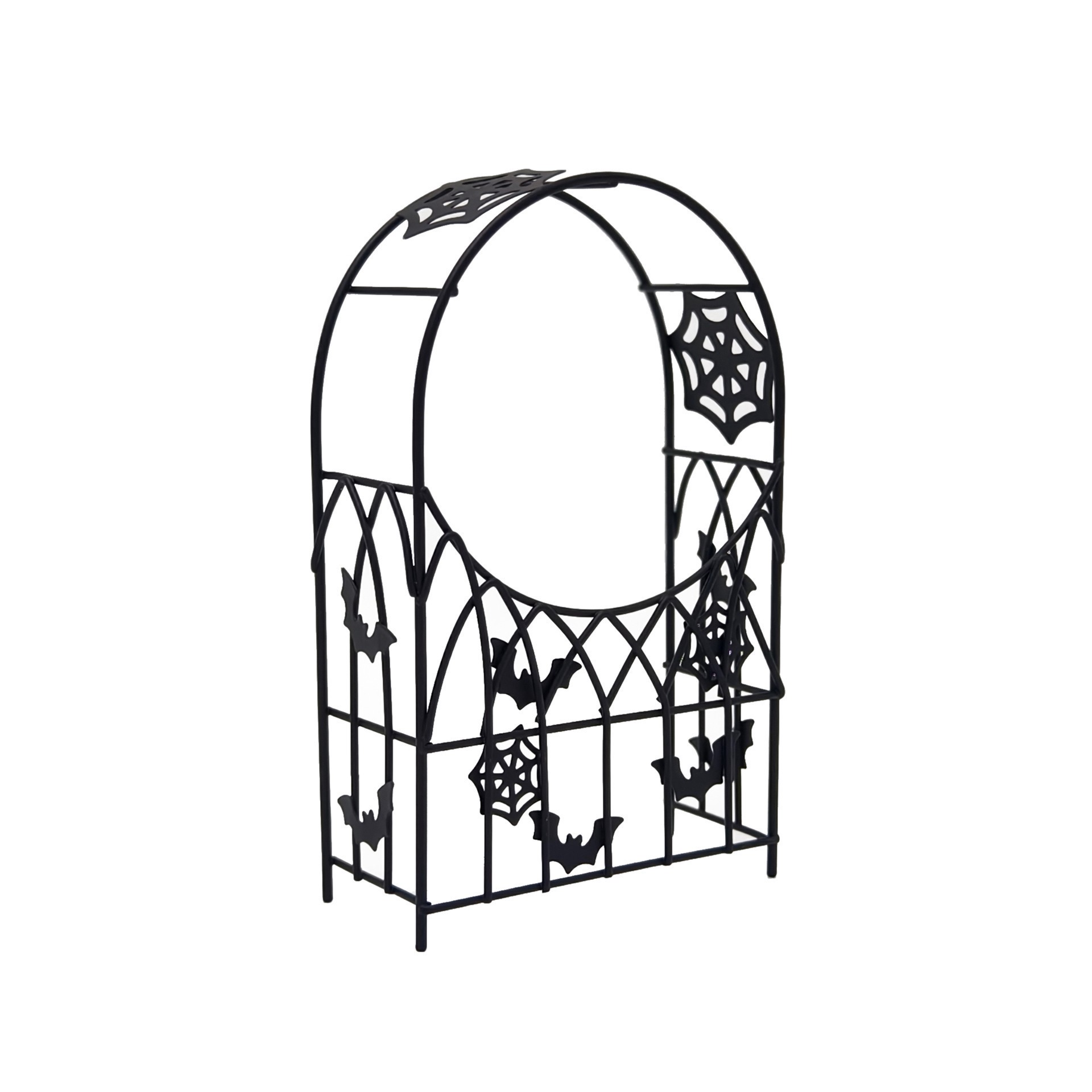 slide 2 of 5, 6" Black Metal Arch By Ashland, 3.75 in x 1.5 in x 6 in