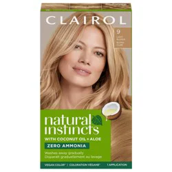Natural Instincts Clairol Natural Instincts 9 Light Blonde Hair Color