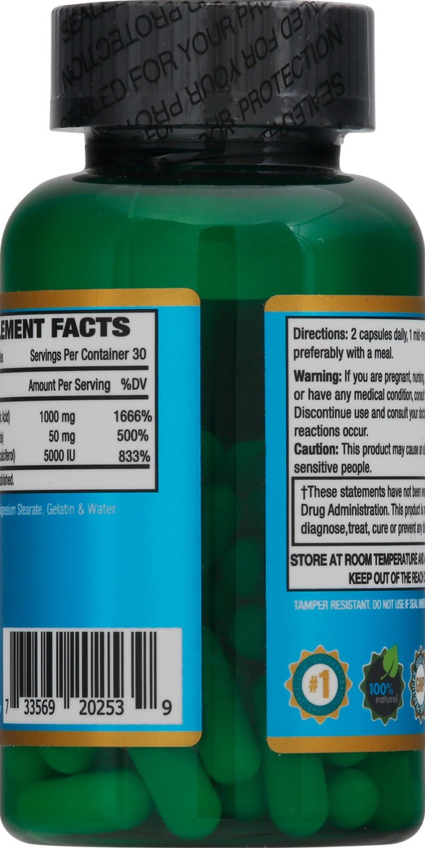 slide 3 of 9, Green Choice For Life Vitamin C/Zinc/Vitamin D3 60 Capsules Bottle, 60 ct