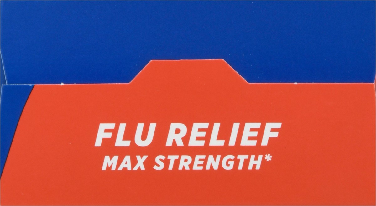 slide 9 of 13, Theraflu Max Strength Daytime Flu Medicine for Flu Symptom Relief with Acetaminophen and Dextromethorphan HBr, Honey Lemon Flavored - 6 Powder Packets, 6 ct