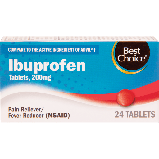 slide 1 of 1, Best Choice Ibuprofen Tablets, 24 ct