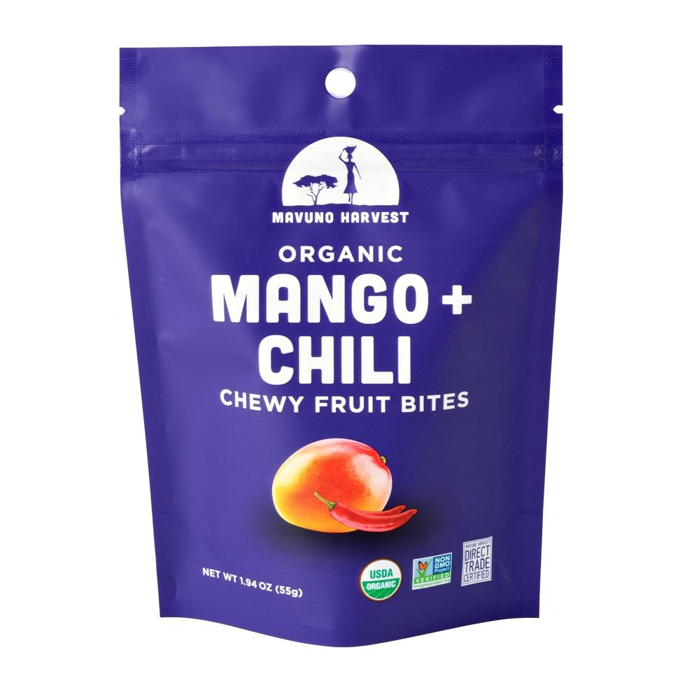 slide 1 of 1, Mavuno Harvest Org Mango + Chili, 1.94 oz