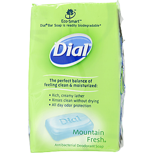 slide 6 of 9, Dial Deodorant Soap Antibacterial Mountain Fresh, 3 ct; 4 oz