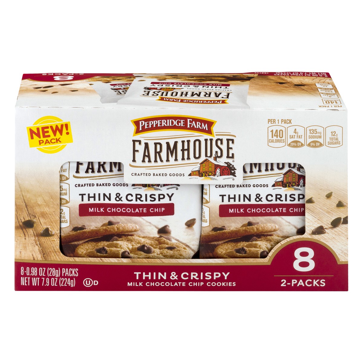 Pepperidge Farm FH Thin & Crispy Milk Chocolate Multipack 7.9 oz, 8 ct ...