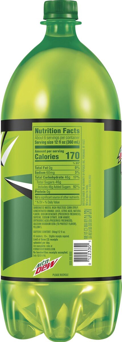 slide 2 of 6, Mountain Dew Soda, 1 ct