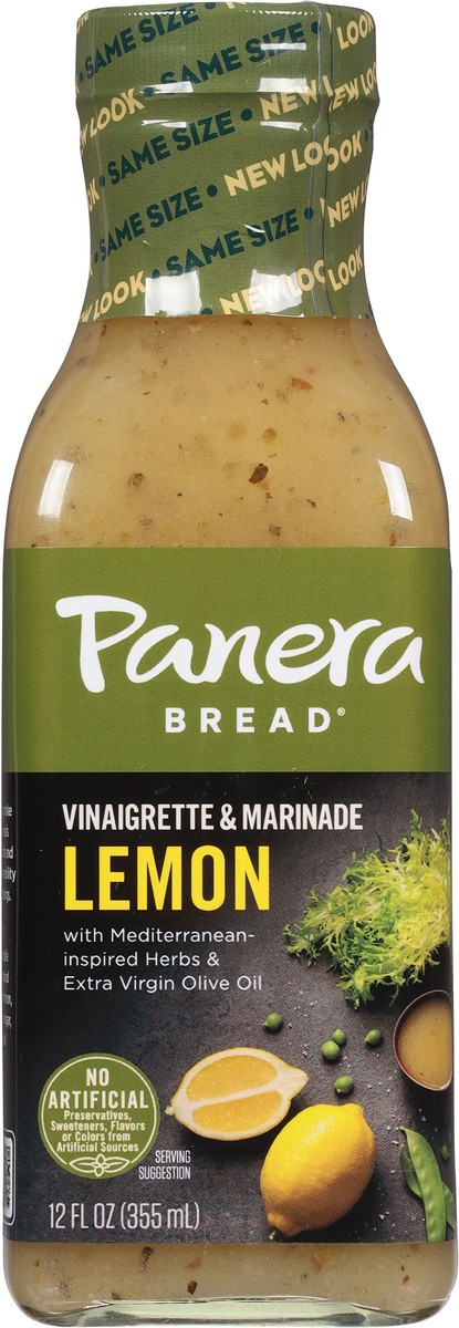 slide 7 of 9, Panera Bread Panera Mediterranean Lemon Vinaigrette Dressing, 12 fl oz