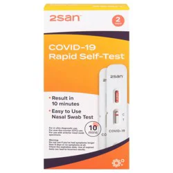 2San COVID-19 Rapid Self-Test - 2 Each