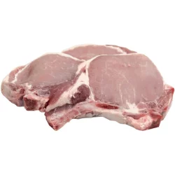 Giant Eagle Pork Loin Rib Chop, End, Bone In