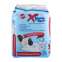 X Marks The Spot Super Absorbent Pee Pads 22 x 22 Inch