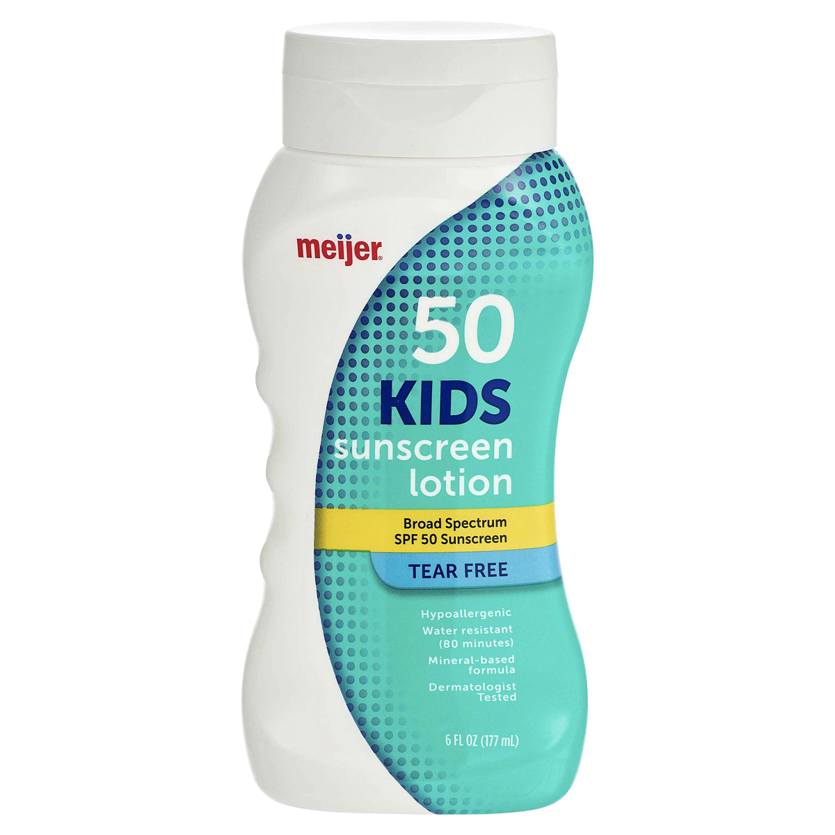slide 1 of 5, Meijer Kids SPF 50 Sunscreen Lotion, 6 oz